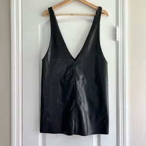 Anthropologie Sunday in Brooklyn Leather Mini Dress